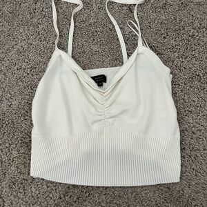White Crop Top